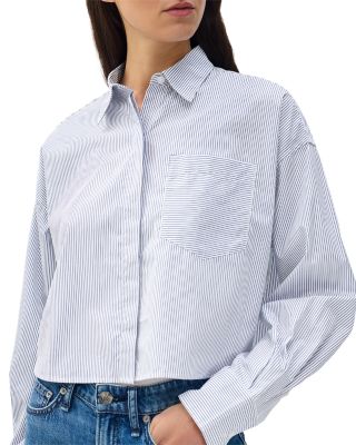 Marin Cropped Stripe Shirt