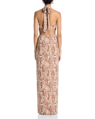 Genie Halter Maxi Dress