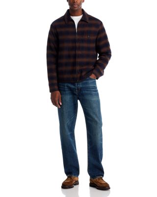 Zip-Front Jacket in Japanese Flannel