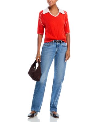 501 Curve High Rise Straight Jeans in Lucid Dream
