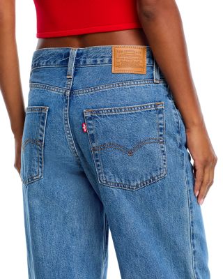 High Rise Baggy Dad Jeans in Own It Stone