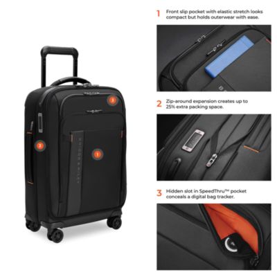 ZDX Essential Domestic Spinner Carry On Bag