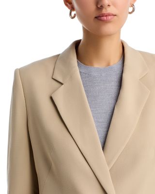 Jia Ruched Sleeve Blazer