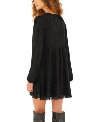 Pleated Mini Dress
