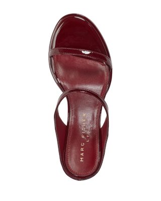Women's Alonde Leather High Heel Slide Sandals