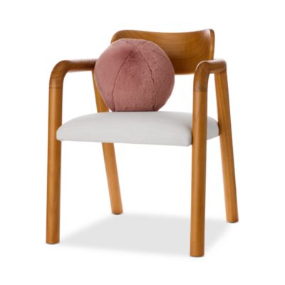 Big Rabbit Faux Fur Ball Pillow - Exclusive