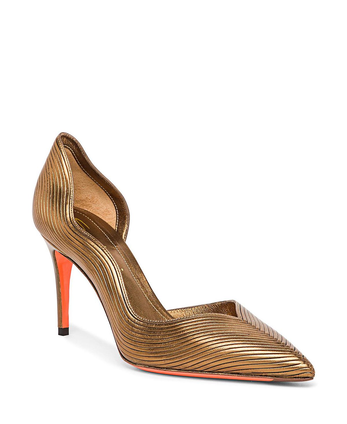 Santoni Women's Leather High-Heel Pump