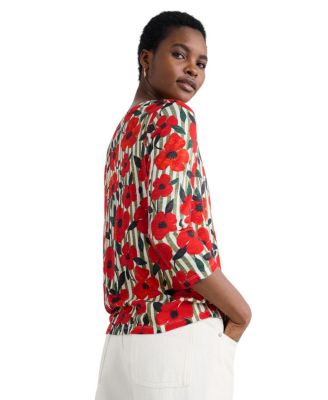 Women's Studio Glass Quarter Sleeve Top