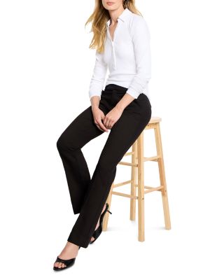 Perfect Knit Ribbed Polo Top