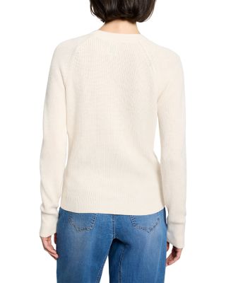 Shaker Stitch Wrap Sweater