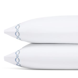 Matouk Brando Embroidered Percale Pillowcase, King, Set of 2 ...