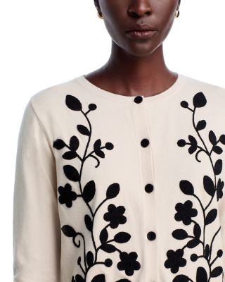 Embroidered Cardigan and Pants Set