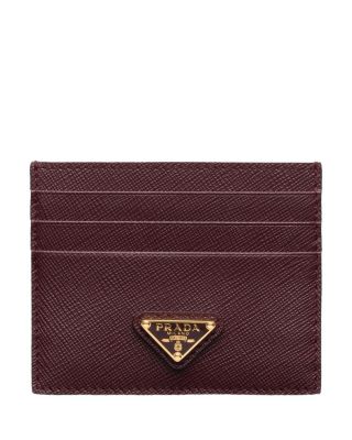 Saffiano Leather Card Holder