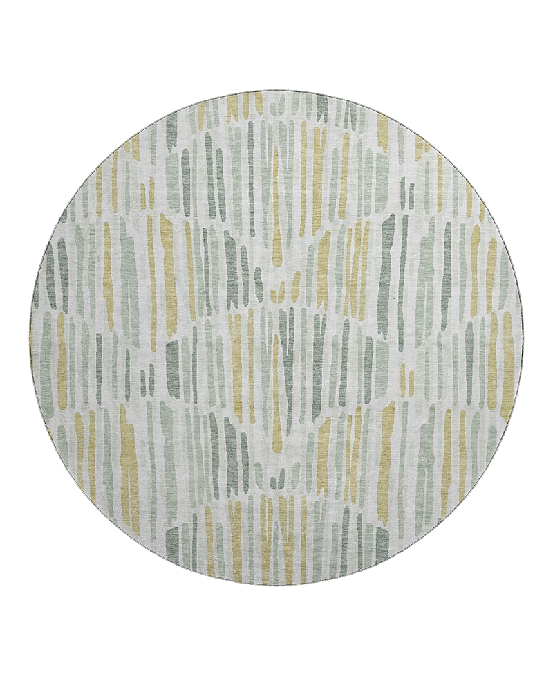 Dalyn Rug Company Dalyn Neo No8 Round Area Rug, 8' X 8' In Green