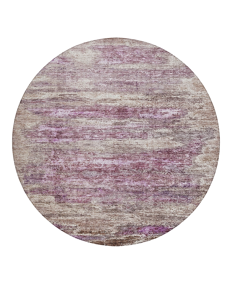 Dalyn Rug Company Dalyn Nouveau Nv4 Round Area Rug, 8' X 8' In Pink