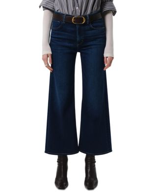 Lyra Wide Leg Cropped Jeans in Dakota