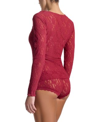 Signature Lace Long Sleeve Top