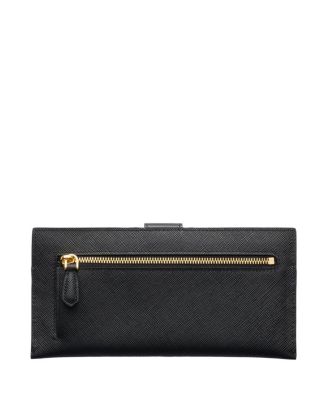 Large Saffiano And Leather Wallet