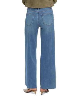 Le Slim Palazzo Jeans in Flip Raw After