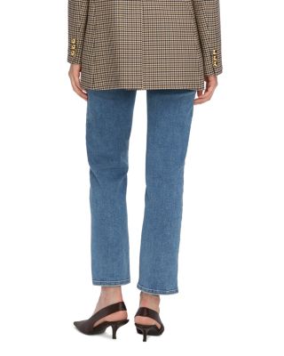 Le Sleek Straight High Rise Jeans in Flip