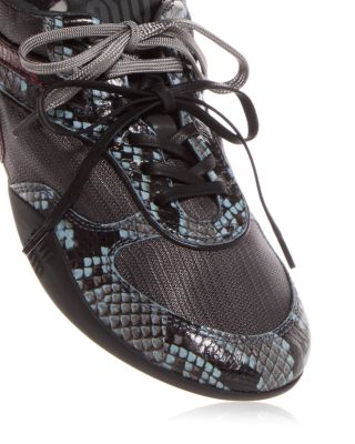 Women's Snake Embossed Sneakers