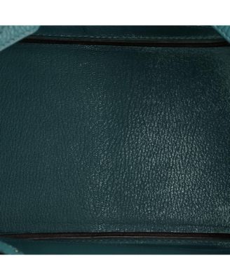 Birkin 30 Handbag Green Clemence with Gold Hardware