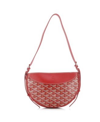 Pre-Owned Goyard - Hirondelle Shoulder Bag Coated Canvas and Leather