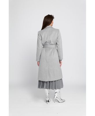 Melton Wrap Coat