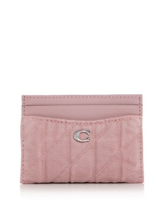 COACH - Quilted Logo Card Case