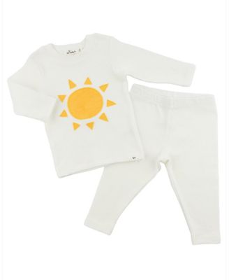 Unisex Sun Slub Applique Two Piece Set - Baby