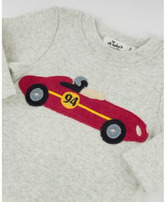 Boys' Racecar Applique 2-Piece Set - Baby