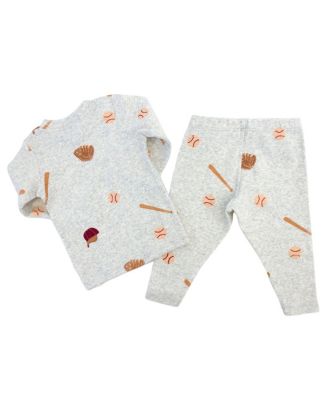 Boys' Baseball Print Two Piece Set - Baby