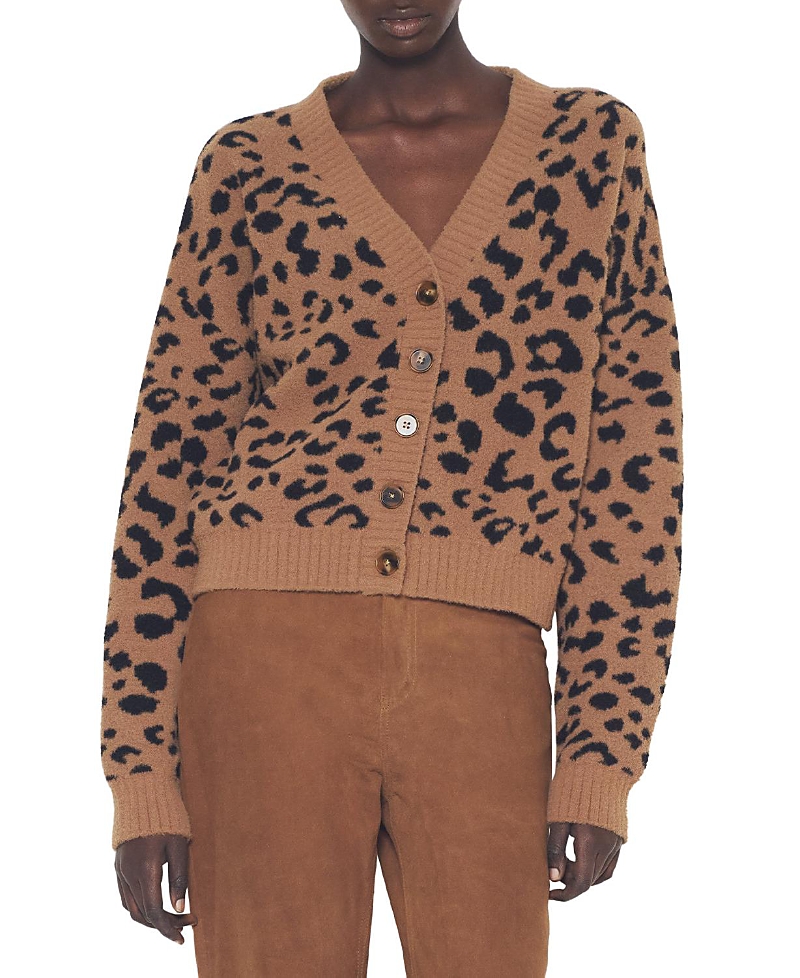 As By Df Revolution Cardigan In Animal Print