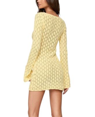 Brie Cut Out Crochet Mini Dress