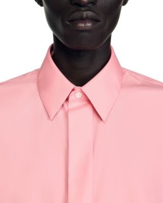 Hidden Placket Formal Shirt