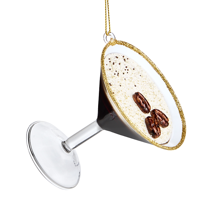 Bloomingdale's Glass Martini Glass Ball Ornament - Exclusive In Multi