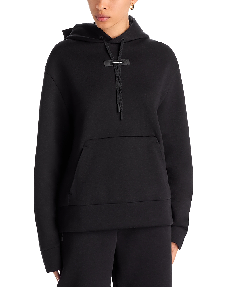 On Recycled Polyester Blend Hoodie In Black