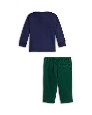 Boys' Logo Cotton Rugby Shirt & Chino Pant Set - Baby