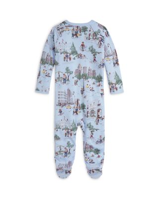 Boys' Polo Bear Cotton Footed Zip Coverall - Baby