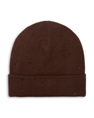 Cashmere Jersey Knit Cuffed Beanie