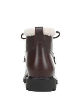 Women's Sierra Shearling Lined Leather Ankle Boots