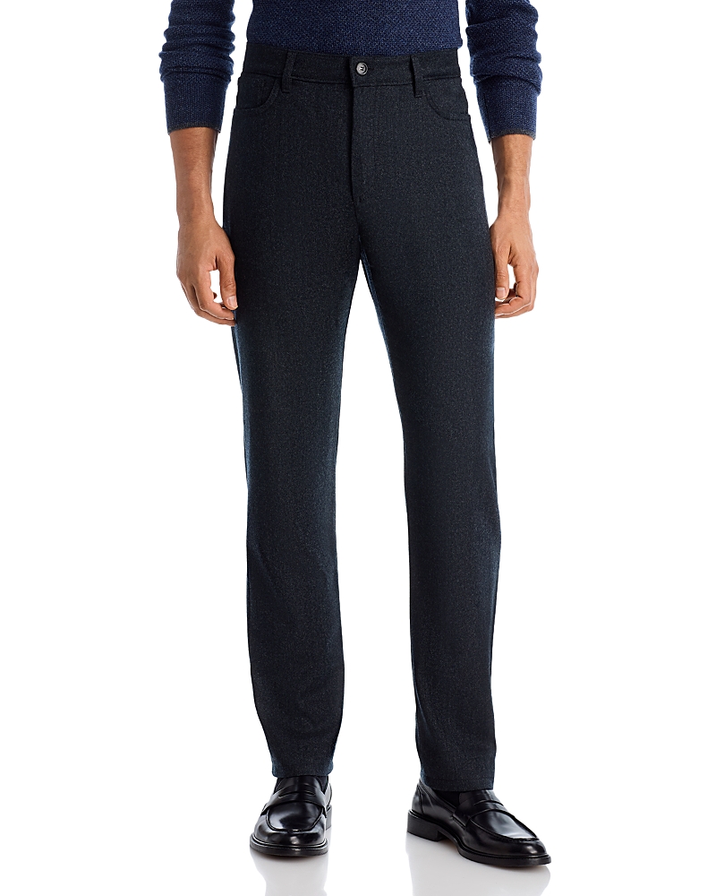 Canali Impeccable Regular Fit Wool Pants In Gray