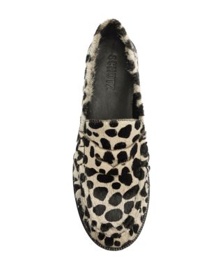 Women's Tyche Animal Print Goat Hair Loafers