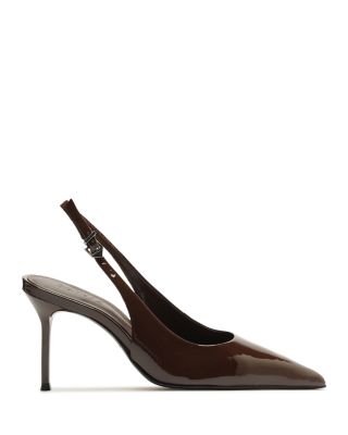 Women's Paola Patent Leather Classic Slingback Pumps