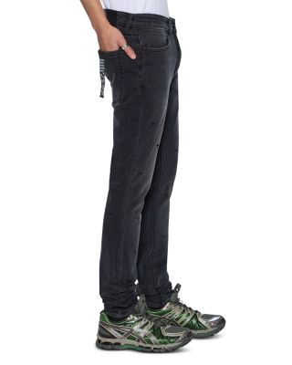 Van Winkle 3rd Degree Black 99 Skinny Fit Jeans, Charcoal