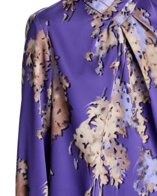 Floral Crepe de Chine Blouse