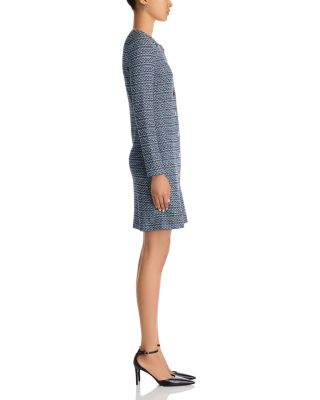 x Lani Lynn Keyhole Cutout Tweed Knit Sheath Dress