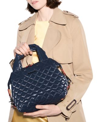 Small Liquid Sutton Deluxe Top Handle Bag