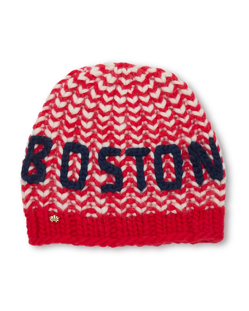 Lele Sadoughi Boston Wool Beanie In Red