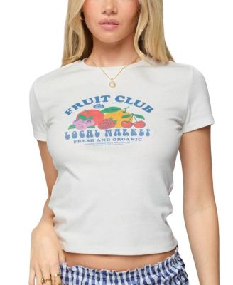 Edikted - Fruit Club Graphic T Shirt